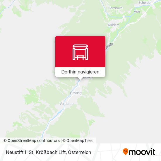 Neustift I. St. Krößbach Lift Karte