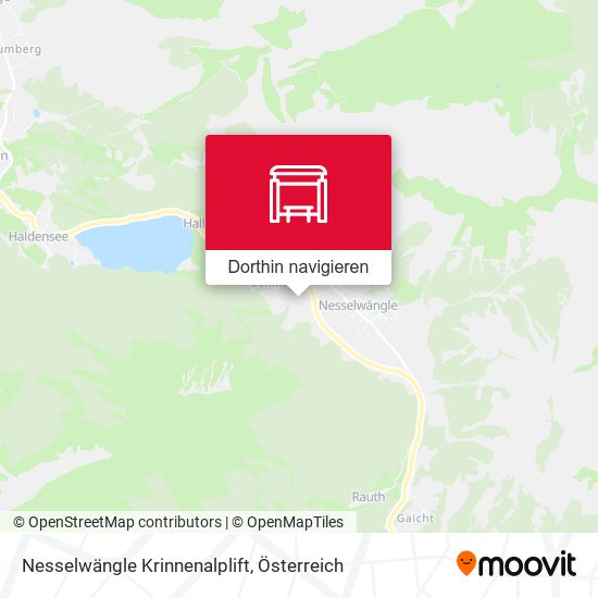 Nesselwängle Krinnenalplift Karte