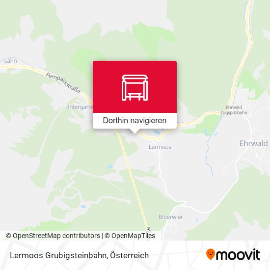 Lermoos Grubigsteinbahn Karte