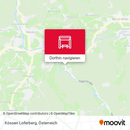 Kössen Loferberg Karte