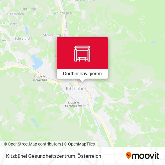 Kitzbühel Gesundheitszentrum Karte