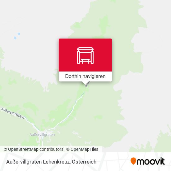 Außervillgraten Lehenkreuz Karte