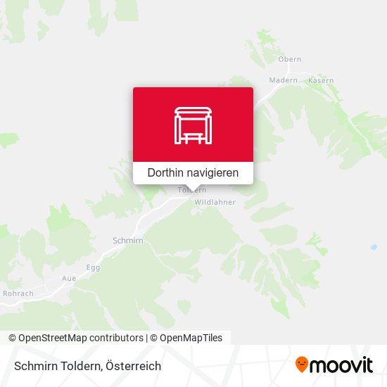 Schmirn Toldern Karte