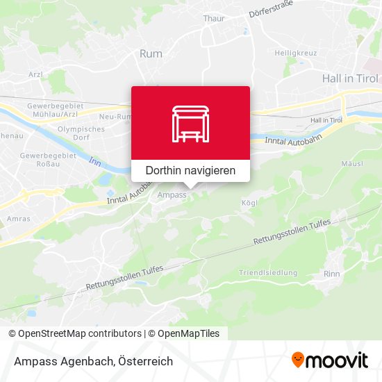 Ampass Agenbach Karte