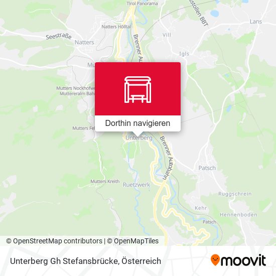Unterberg Gh Stefansbrücke Karte