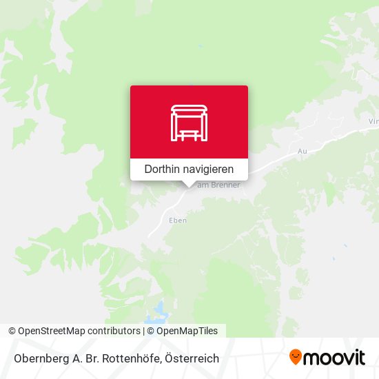 Obernberg A. Br. Rottenhöfe Karte