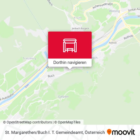 St. Margarethen / Buch I. T. Gemeindeamt Karte