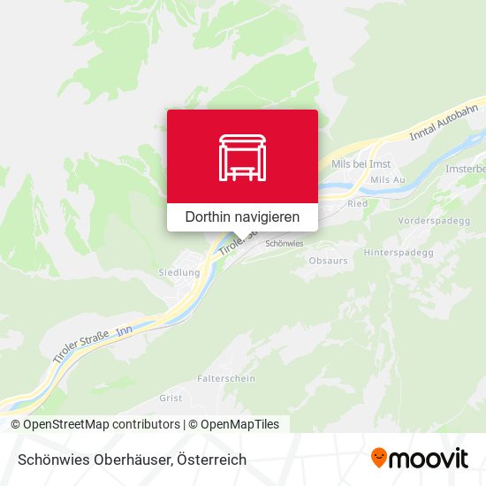 Schönwies Oberhäuser Karte