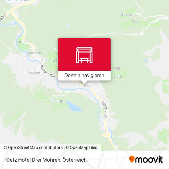 Oetz Hotel Drei Mohren Karte