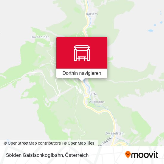 Sölden Gaislachkoglbahn Karte