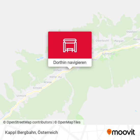 Kappl Bergbahn Karte