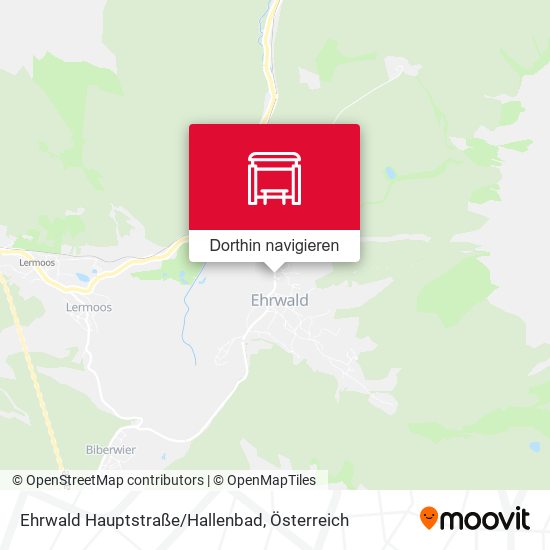 Ehrwald Hauptstraße/Hallenbad Karte