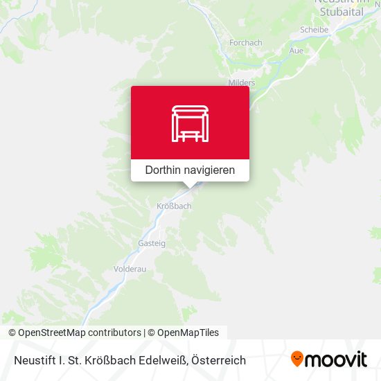 Neustift I. St. Krößbach Edelweiß Karte