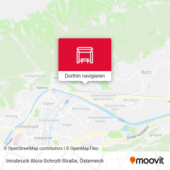 Innsbruck Alois-Schrott-Straße Karte