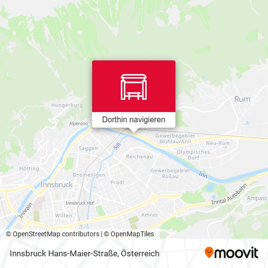 Innsbruck Hans-Maier-Straße Karte