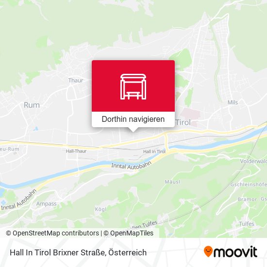 Hall In Tirol Brixner Straße Karte
