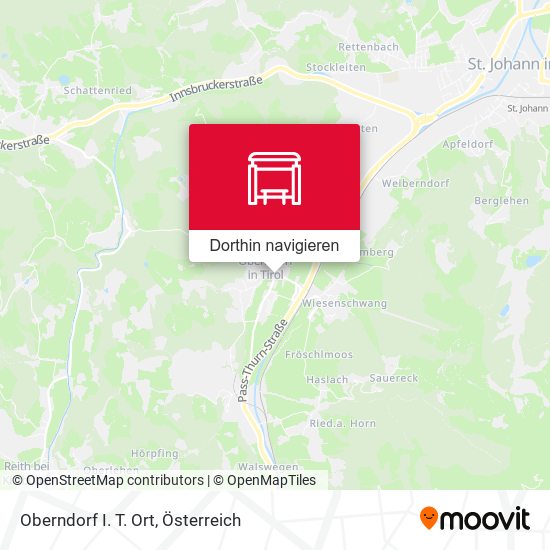 Oberndorf I. T. Ort Karte