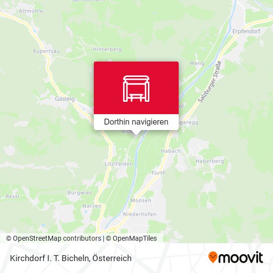 Kirchdorf I. T. Bicheln Karte