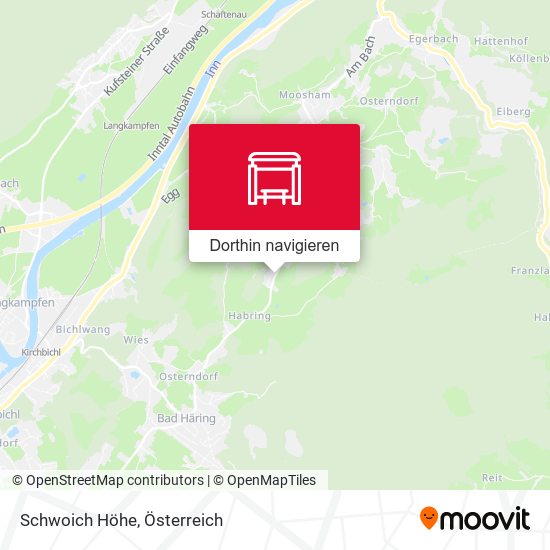 Schwoich Höhe Karte