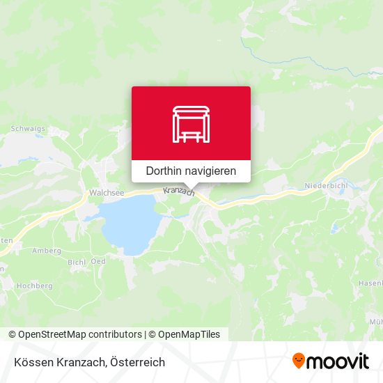 Kössen Kranzach Karte