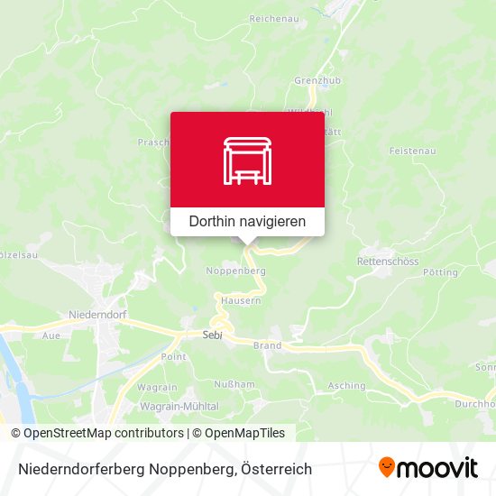 Niederndorferberg Noppenberg Karte