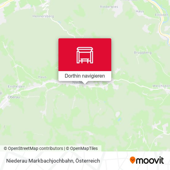 Niederau Markbachjochbahn Karte