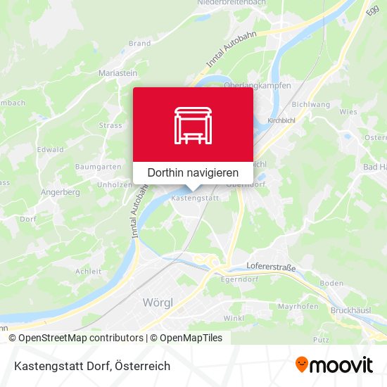 Kastengstatt Dorf Karte