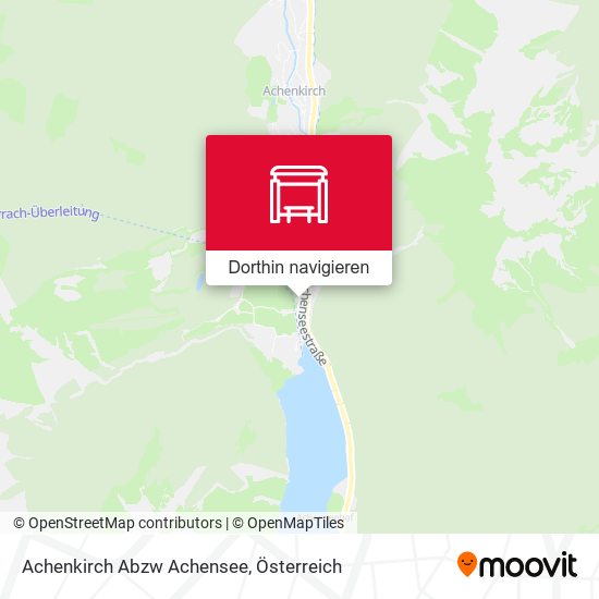 Achenkirch Abzw Achensee Karte