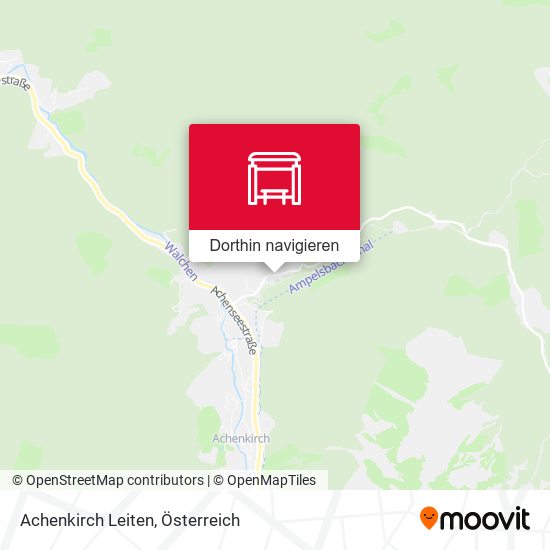 Achenkirch Leiten Karte