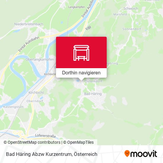Bad Häring Abzw Kurzentrum Karte