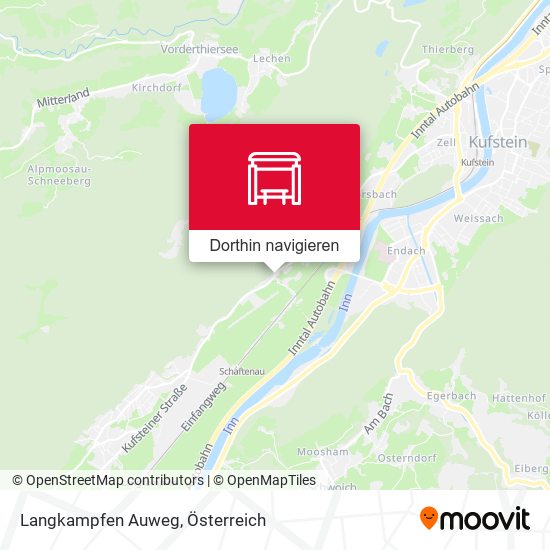 Langkampfen Auweg Karte