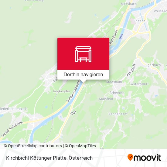 Kirchbichl Köttinger Platte Karte