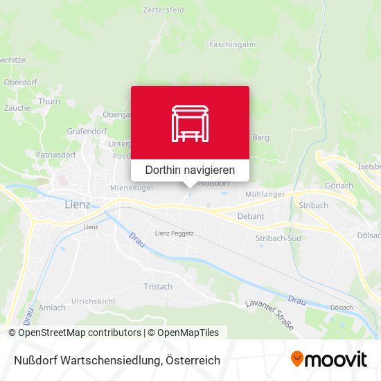 Nußdorf Wartschensiedlung Karte