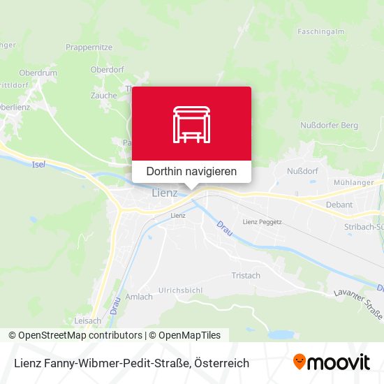 Lienz Fanny-Wibmer-Pedit-Straße Karte