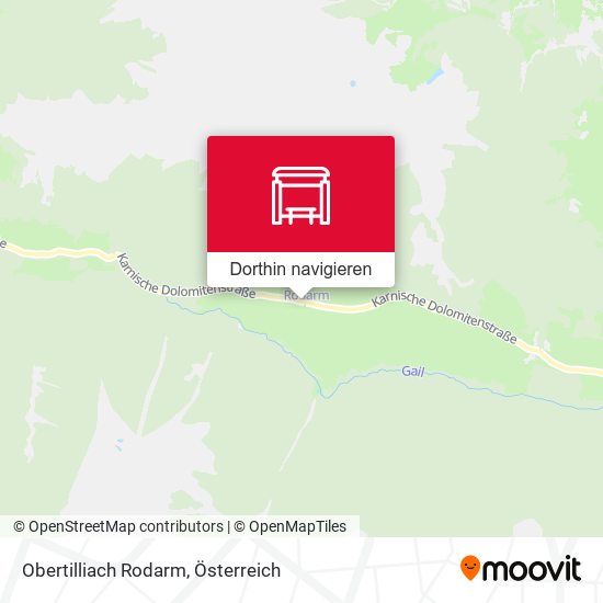 Obertilliach Rodarm Karte