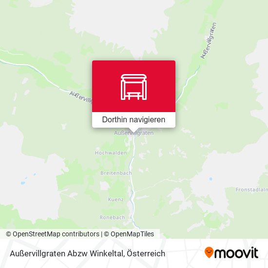Außervillgraten Abzw Winkeltal Karte