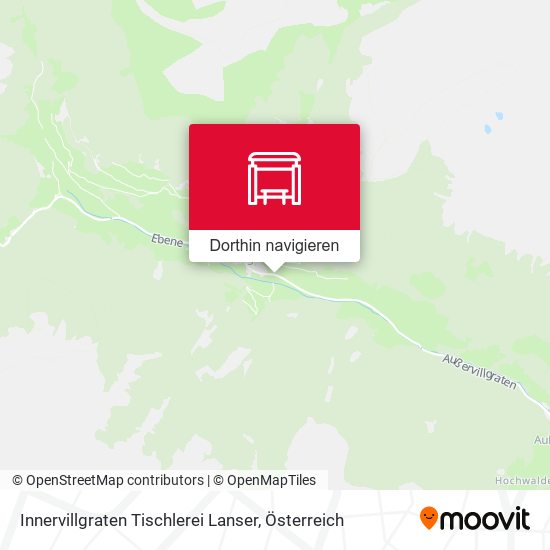 Innervillgraten Tischlerei Lanser Karte