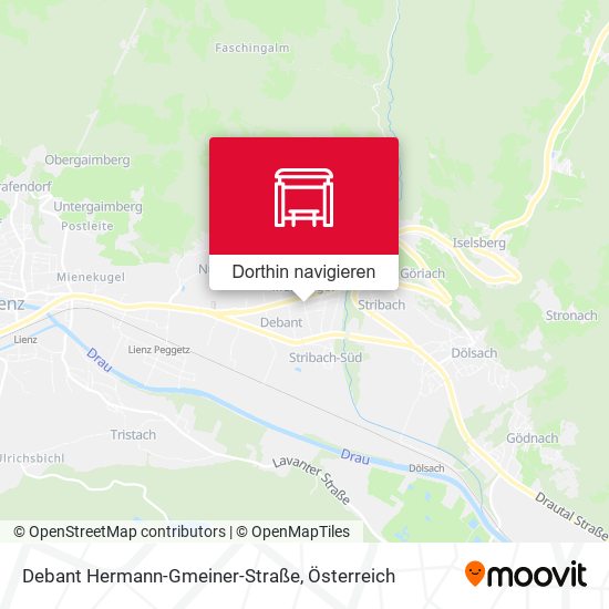 Debant Hermann-Gmeiner-Straße Karte