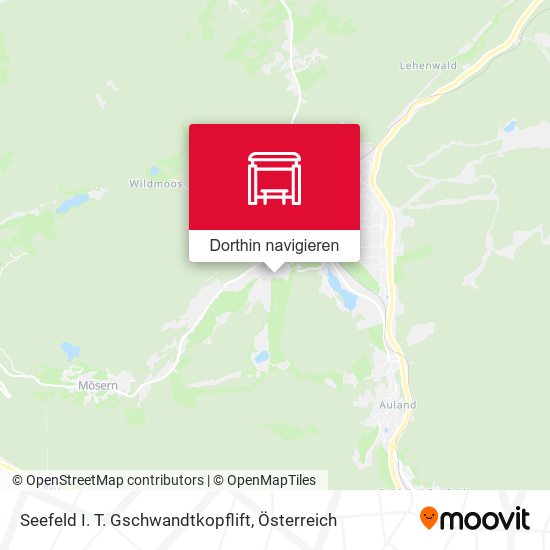 Seefeld I. T. Gschwandtkopflift Karte