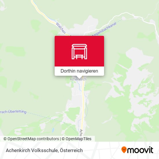 Achenkirch Volksschule Karte