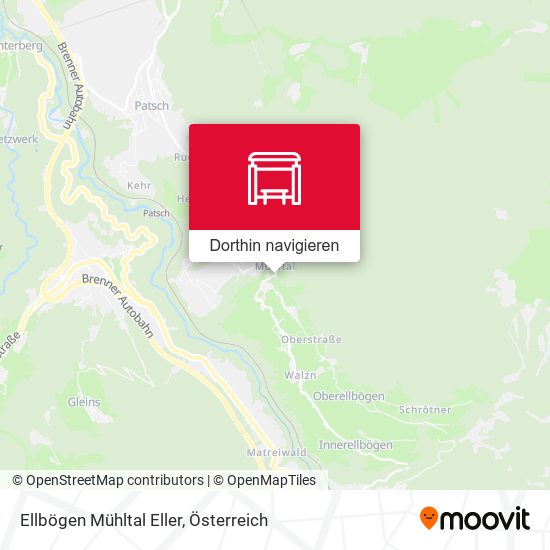 Ellbögen Mühltal Eller Karte