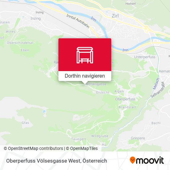 Oberperfuss Völsesgasse West Karte