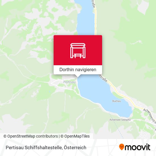 Pertisau Schiffshaltestelle Karte