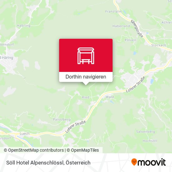 Söll Hotel Alpenschlössl Karte