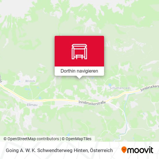 Going A. W. K. Schwendterweg Hinten Karte