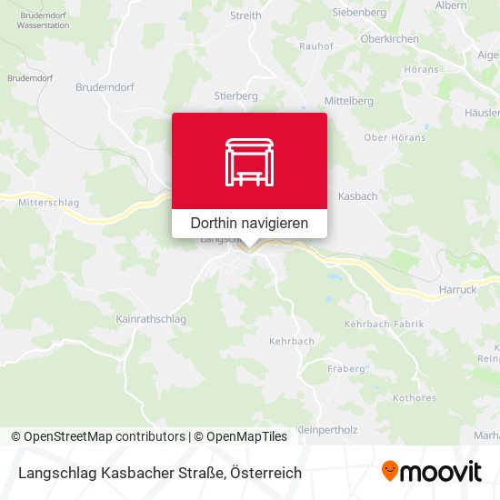 Langschlag Kasbacher Straße Karte