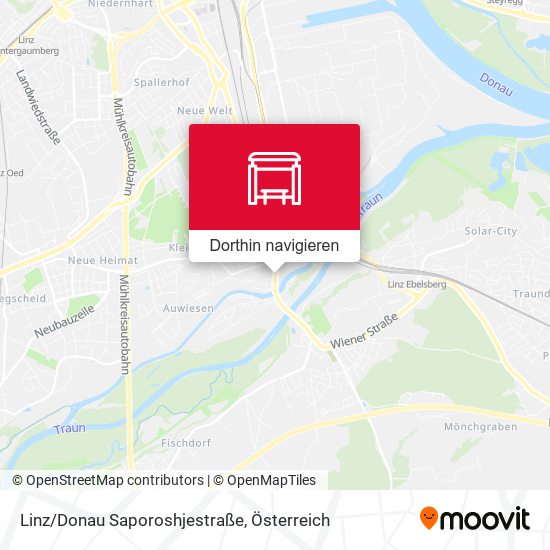 Linz/Donau Saporoshjestraße Karte