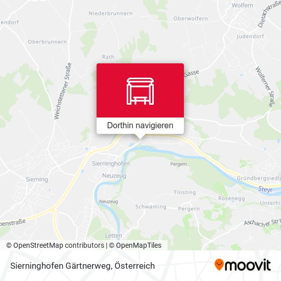 Sierninghofen Gärtnerweg Karte