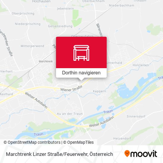 Marchtrenk Linzer Straße / Feuerwehr Karte