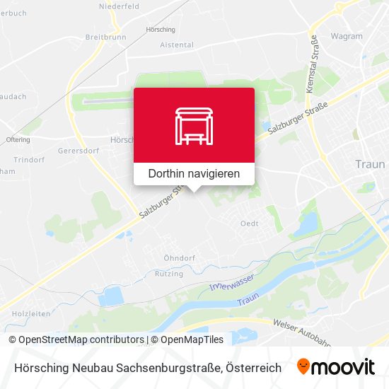 Hörsching Neubau Sachsenburgstraße Karte